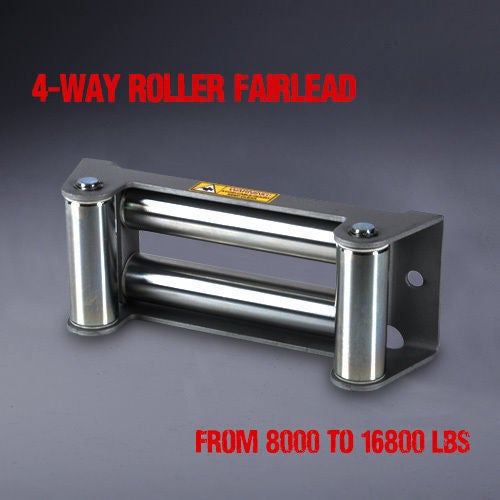 Heavy Duty Winch 4-Way Roller Fairlead 279 x 127mm